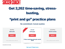 Tablet Screenshot of coach-soccer.com